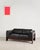 1960s Bastiano Two-Seater Sofa in Mahogany and Black Leather by Afra and Tobia Scarpa for Gavina, Italy, 1960s For Sale - Image 5 of 18