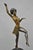 Vintage Reproduction French Art Deco Style Bronze Flapper Dancer Figure Statue For Sale - Image 4 of 17