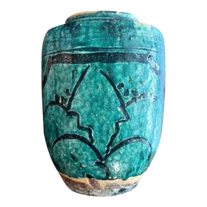 Antique Asian Stoneware Vase