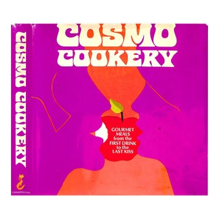 "Cosmo Cookery: Gourmet Meals From the First Drink to the Last Kiss" 1971 Brown, Helen Gurley For Sale