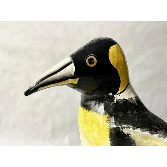 Large Vintage Paper Mache Penguin Sculpture, 1970s For Sale - Image 6 of 10