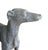 Art Deco Antique English Cast Lead Life / Full Size Standing Greyhound / Whippet Garden Statue / Sculpture, Circa Early 20th Century For Sale - Image 3 of 5