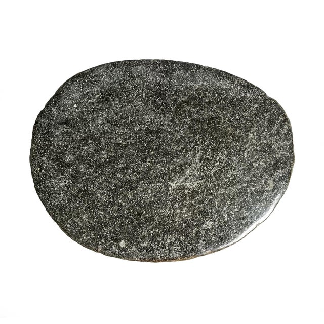 Early 21st Century Vintage Outdoor Stacked River Rock Side Table Stool For Sale - Image 5 of 5