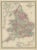 Antique map titled 'Johnson's England and Wales'. Original map of England and Wales. This map originates from 'Johnson's...