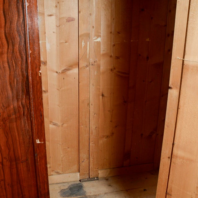 Early 20th Century Art Nouveau Wooden Wardrobe For Sale - Image 15 of 18
