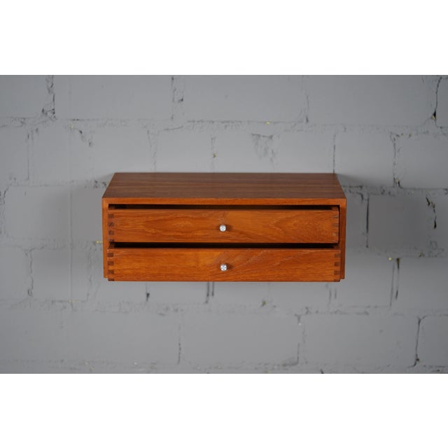 Wood Model 128 Wall Shelf or Console by Kai Kristiansen for Aksel Kjersgaard, 1960 For Sale - Image 7 of 10