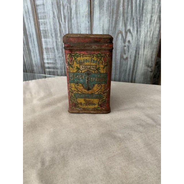 Brown Metal Paprika Box from János Bokor, 1900s For Sale - Image 8 of 8