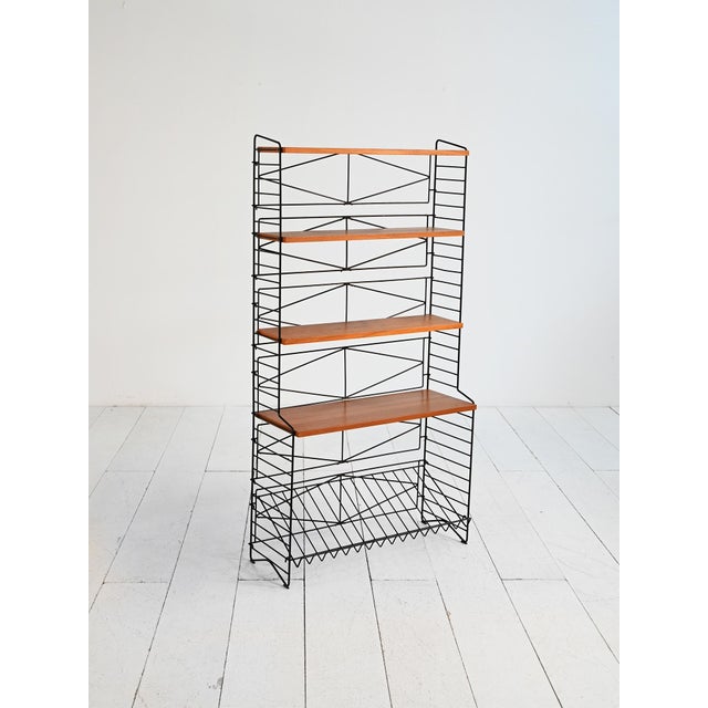 Scandinavian Hylla Bookcase by Kajsa and Nils Nisse Strinning for String, 1960s For Sale - Image 4 of 9