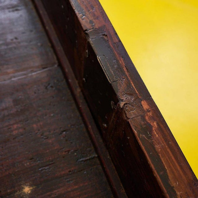 Antique Folding Chest of Drawers with Inlaid Decorations For Sale - Image 9 of 18
