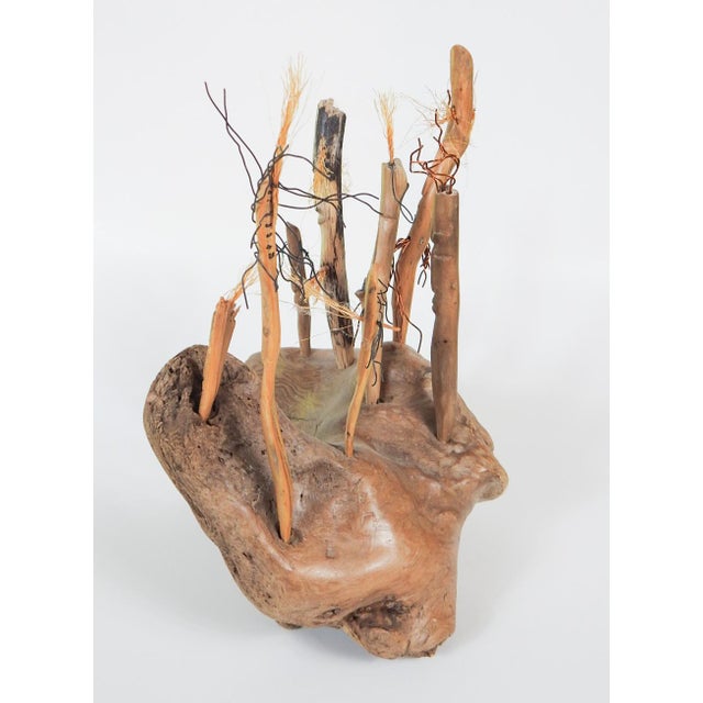 2010s Contemporary Driftwood Abstract Figure Sculpture For Sale - Image 5 of 10