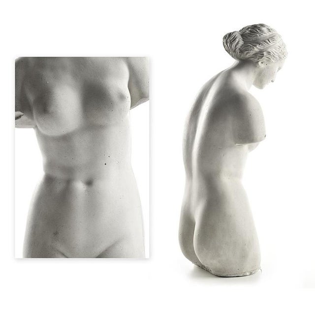 Plaster Sculpture of a Woman For Sale - Image 3 of 6