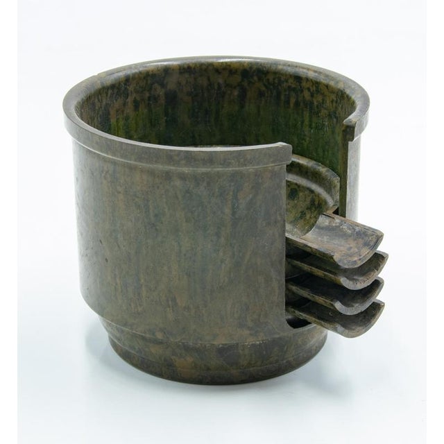 Vintage Set of Bakelite Ashtrays in Container, 1930s, Set of 5 For Sale - Image 4 of 7