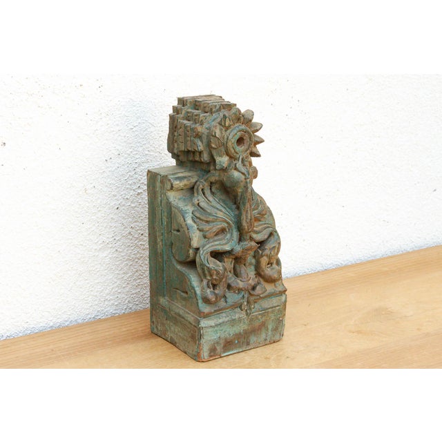 Mid 19th Century Verdigris Architectural Corbel For Sale - Image 4 of 7
