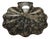 Victorian Papier Mache Crumber: Lacquered Clamshell Tray, Floral Decor For Sale