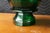 Currey & Company 2 Currey and Company Columbia Collection Emerald Green Faceted Glass Vases Pair For Sale - Image 4 of 8