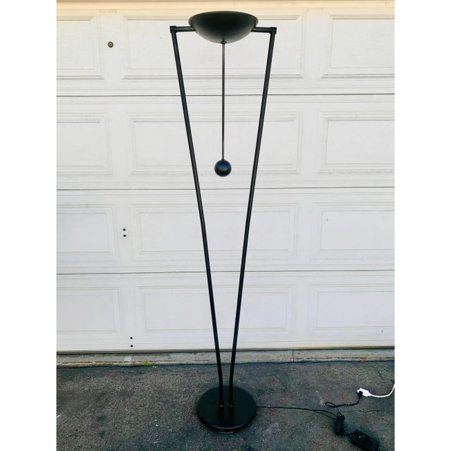Postmodern Pendulum Torchiere Floor Lamp For Sale - Image 11 of 11