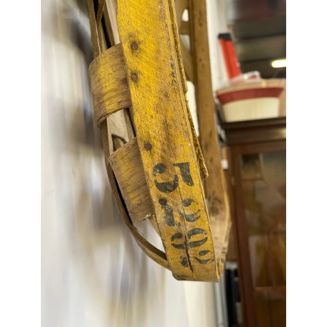 Large Authentic Antique Tobacco Basket Chairish