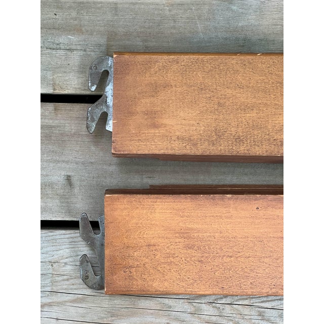 Mid-Century Modern Vintage Franklin Shockey "Sculptured Pine" Full Bed Frame For Sale - Image 3 of 6