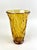 Glass 20th Century Art Deco Glass Vase in Amber Colored, Austria, 1920s For Sale - Image 7 of 17
