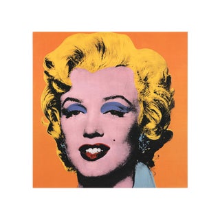 Andy Warhol, Marilyn, Orange Shot on White Background, 1998, Offset Lithograph For Sale
