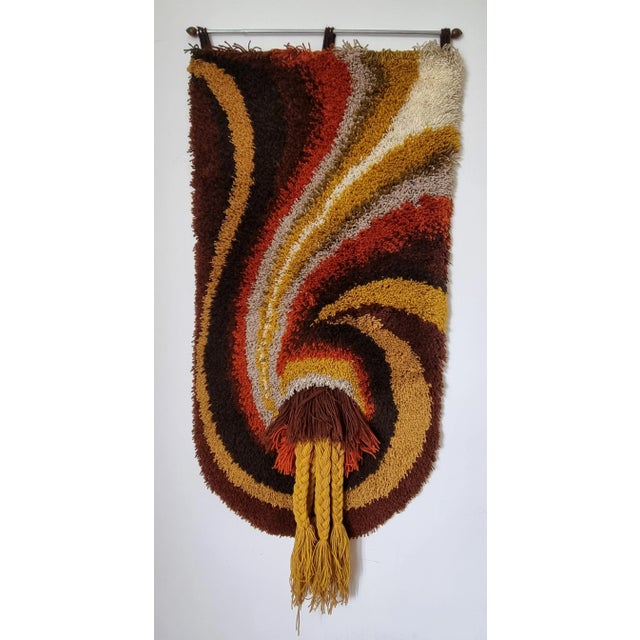 1960s Mid-Century Danish Wall Tapestry, 1960s For Sale - Image 5 of 8