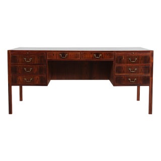 Writing Desk in Rosewood from Geog Kofoeds Møbeletabl., 1950s For Sale
