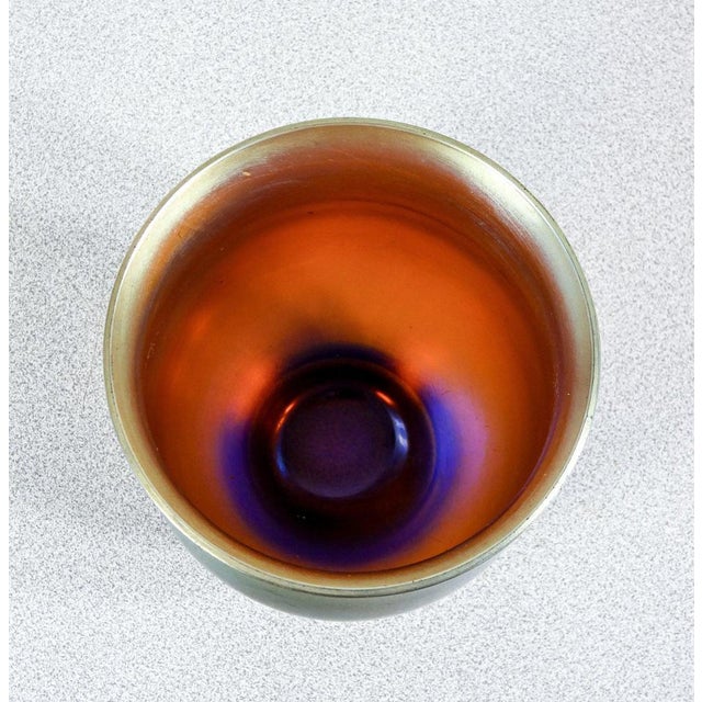 Myra Series Vase in Iridescent Glass from WMF, 1930s For Sale - Image 4 of 6