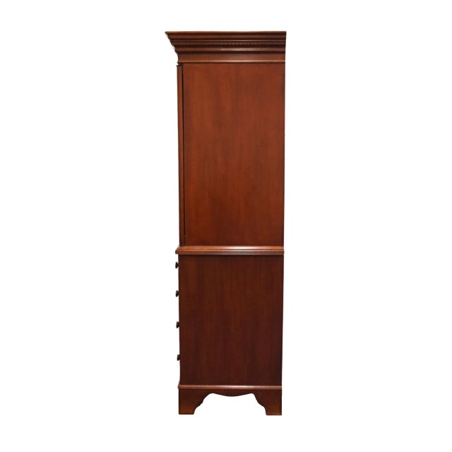 Lexington Furniture Palmer Home Collection Solid Cherry Traditional 46" Media Armoire 554-318 For Sale - Image 10 of 18