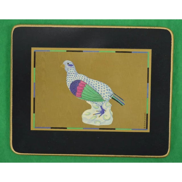 1970s Vintage Boxed English 'Bird' Coasters - Set of 4 For Sale - Image 4 of 7