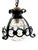 1960s Mid-Century Murano Cage Lamps in Bullicante Glass with 24k Gold Dust and Wrought Iron from Seguso, 1960s, Set of 2 For Sale - Image 5 of 18