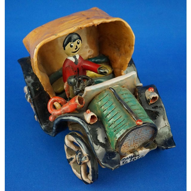 Ceramic Car by Signorelli, Rome, Italy, 1940s For Sale - Image 10 of 18