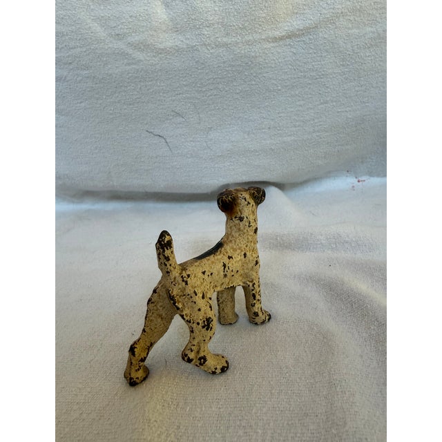1930s 1930s Cast Iron Hubley Jack Russell Terrier For Sale - Image 5 of 11