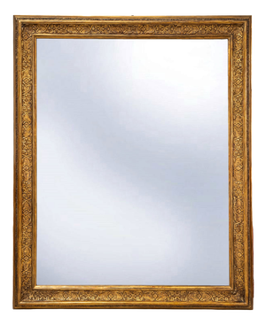 Large Gilt Régence-Style Wall Mirror, France, 1800s