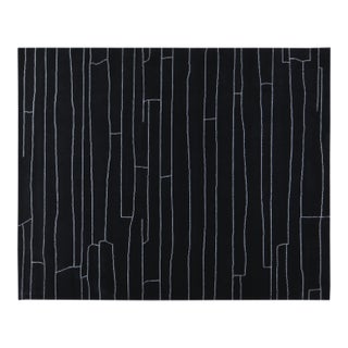 Moroccan Beni Ourain Hand Knotted Wool Rug, 10'2"x14' For Sale