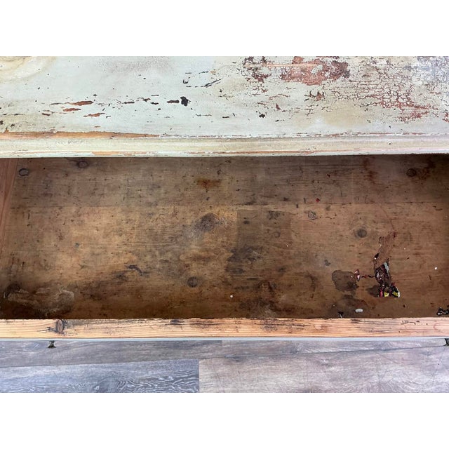 19th Century Swedish Gustavian Painted Pine Side Cabinet, Circa 1850 For Sale - Image 10 of 15