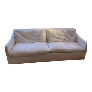 Modern Restoration Hardware 8’ All Down Cloud Sofa Couch For Sale