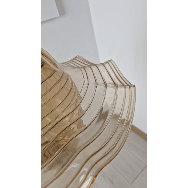 Honey Glass Chandelier by Vittorio Zecchin for Venini Murano, 1940s For Sale - Image 10 of 12