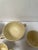 Cream 1920s Royal Adams Titan Ware Hand Painted English China “Maytime” Cups and Saucers For Sale - Image 8 of 10