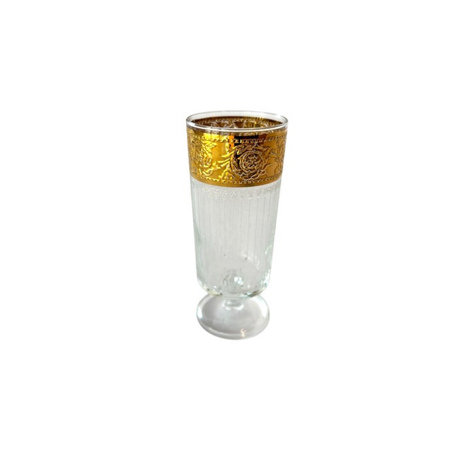 1950s 22k Tyrol for Culver Glassware Set - 25 pcs For Sale - Image 10 of 14