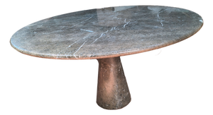 M1 Table in Green Mondragone Marble by Angelo Mangiarotti for Skipper, 1960s
