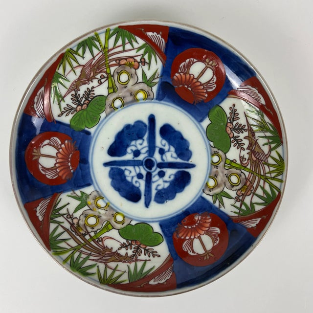 Early 20th Century Early 20th Century Antique Imari Plates - Set of 3 For Sale - Image 5 of 7
