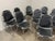 1960s Black Leather Dining Chairs by Charlotte Perriand for Les Arcs, 1960s, Set of 12 For Sale - Image 5 of 10