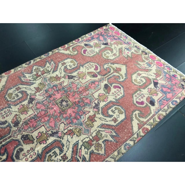 Vintage Rustic Home Turkish Handmade Rug For Sale In Phoenix - Image 6 of 11