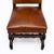 Wood Four Louis XIII Style Leather Dining Chairs For Sale - Image 7 of 9