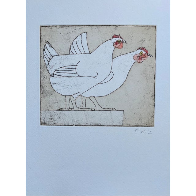 François-Xavier Lalanne, Les Poules (The Hens), 2004, Lithograph For Sale - Image 4 of 4