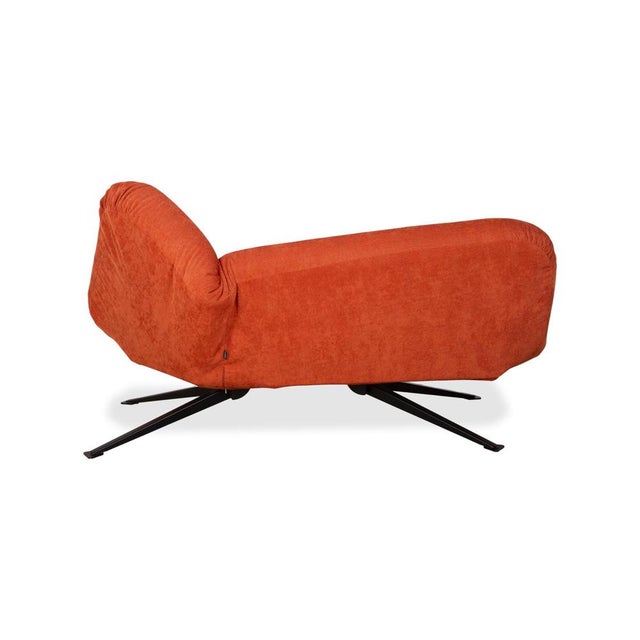 Papillon Two-Seater Sofa Bed in Orange with Manual Function by Bonaldo For Sale - Image 14 of 16