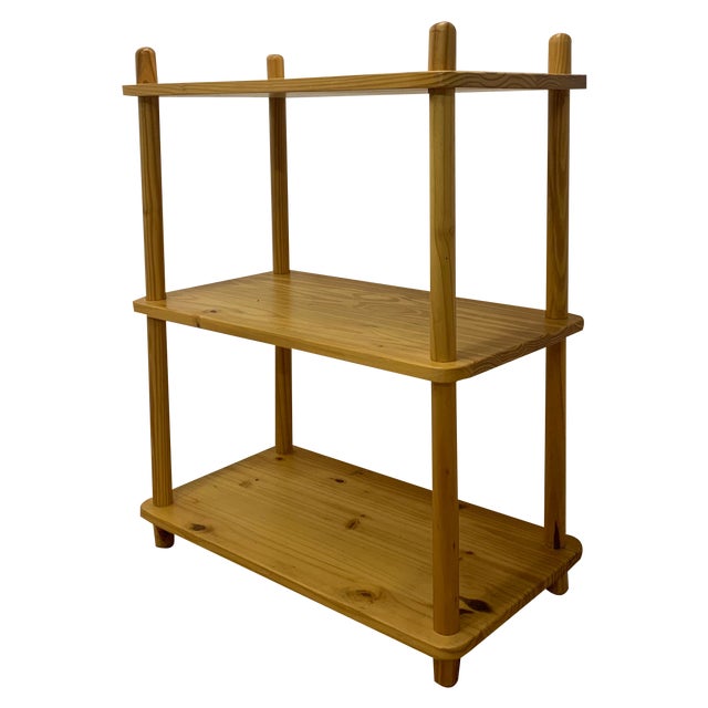Pine Shelf in the style of Willem Lutjens, 1960s For Sale