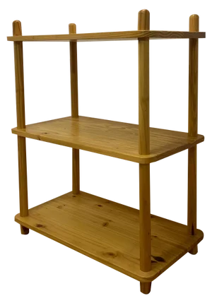 Pine Shelf in the style of Willem Lutjens, 1960s