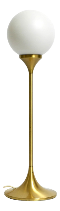 Large Floor Lamp with Large Glass Ball from Sölken Leuchten, 1960s