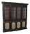 Hickory White Regency Black & Gold Breakfront Bookcase For Sale